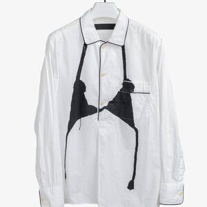 Random Identities White Rorschach Inkblot Bikini Shirt